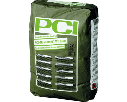 PCI Novoment® M1 plus Schnellestrich Fertigmörtel für schnell härtende Zementestriche 25 kg