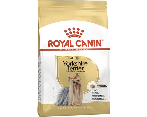 Hundefutter trocken, Royal Canin Yorkshire Terrier 7,5 kg Royal Canin Adult Yorkshire Terrier Trockenfutter Verpackung