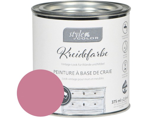 Kreidefarbe Möbelfarbe StyleColor pink flower 375 ml Kreidefarbe Möbelfarbe StyleColor pink flower 375 ml