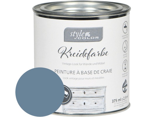 Kreidefarbe Möbelfarbe StyleColor blue jeans 375 ml Kreidefarbe Möbelfarbe StyleColor blue jeans 375 ml