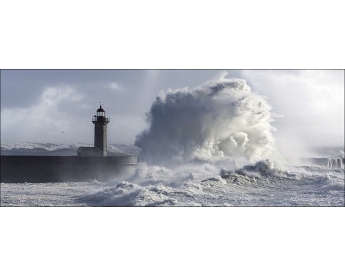 Glasbild Lighthouse & Sea III 50x125 cm GLA1856