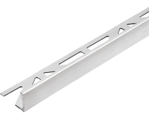 Winkel-Abschlussprofil Dural Durosol Aluminium silber Länge 250 cm Höhe 12,5 mm
