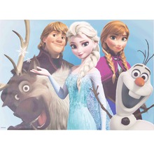 Die Eiskönigin Charaktere: Elsa, Anna, Kristoff, Olaf und Rentier Sven
