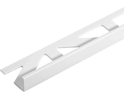 Winkel-Abschlussprofil Dural Durosol Aluminium weiß Länge 250 cm Höhe 8 mm