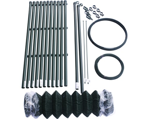 Zaunkomplett-Set Maschenweite 60 mm, 25 x 1,25 m grün Zaunkomplett-Set Maschenweite 60 mm, 25 x 1,25 m grün