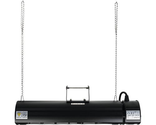 Dunkelstrahler zur Deckenmontage mit Kette