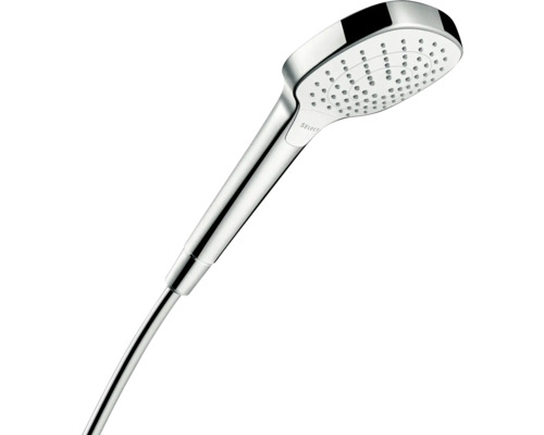 Duschkopf Aus Chrom Für Brauseschlauch – Eckiges Design, 8 Cm Kopf, Mit Antikalkdüsen