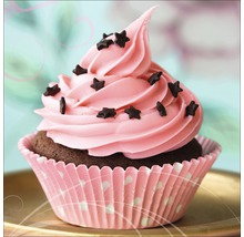 Dekorierter Muffin in Papierförmchen
