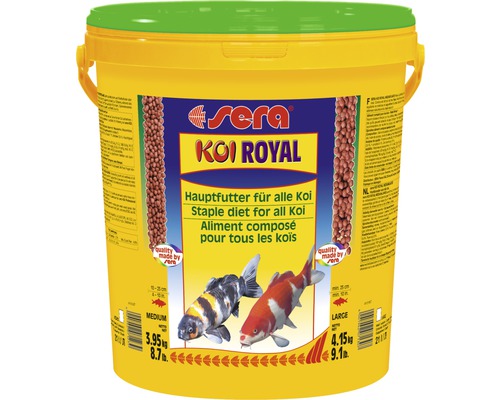 sera Hauptfutter Koi Royal Large 21 Liter