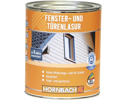 HORNBACH Fensterlasur Türenlasur farblos 750ml-0