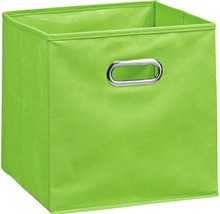 Grüne Aufbewahrungsbox aus Stoff mit Griff