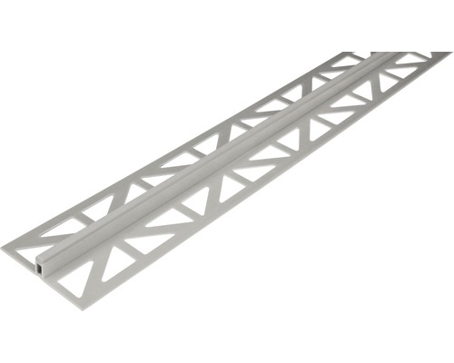 Dehnungsfugenprofil Dural Duraflex 250 cm 12,5 mm grau Fliesenprofil aus Aluminium mit Dreieckaussparungen