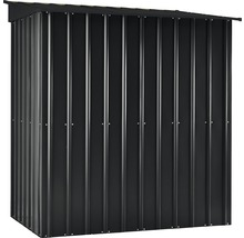 Metallgerätehaus GLOBEL Pultdach 6x4 184 x 123 cm anthrazit