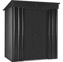 Metallgerätehaus GLOBEL Pultdach 6x4 184 x 123 cm anthrazit