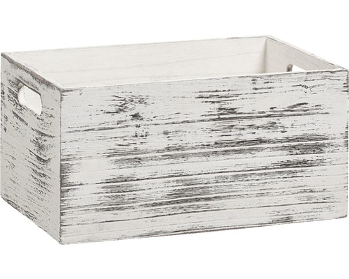 Aufbewahrungskiste aus Holz mit Griffen
