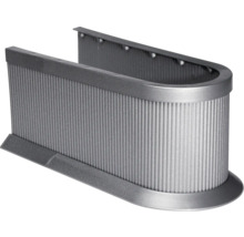 Siphonabdeckung silber