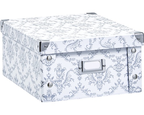 Dekorative Aufbewahrungsbox mit Deckel und Muster