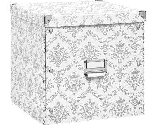 Dekorative Aufbewahrungsbox mit Deckel und Muster