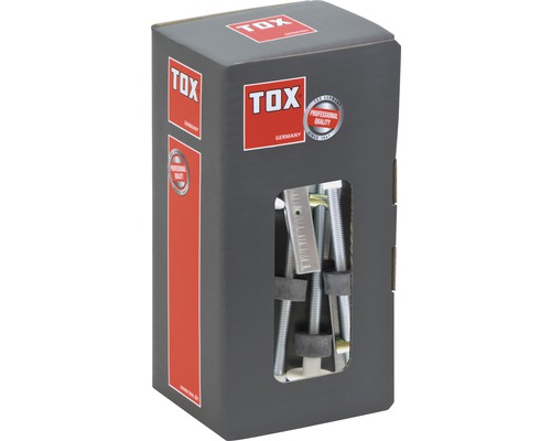 TOX Logo auf einer Verpackung mit Dämmstoffdübeln