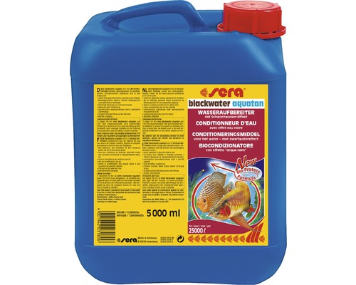 Wasseraufbereiter sera blackwater aquatan 5.000 ml, für Schwarzwassereffekt, für bis zu 25.000 L Wasseraufbereiter sera blackwater aquatan 5.000 ml, für Schwarzwassereffekt, für bis zu 25.000 L