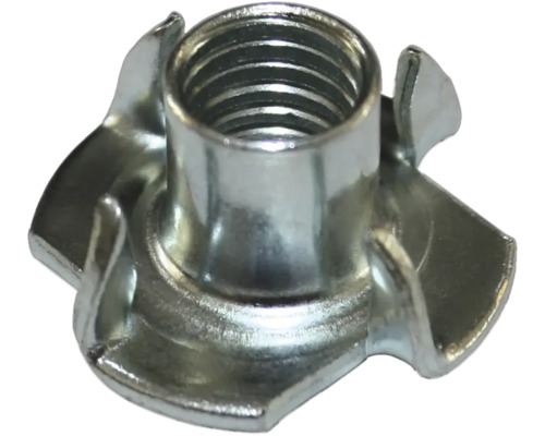 Einschlagmutter M4x6 mm galv. verzinkt 100 Stück Metallische Einschlagmutter