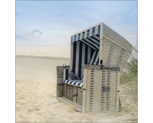 Glasbild Beach Chair 50x50 cm GLA689