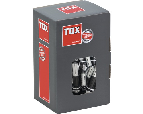 Packung mit TOX Universaldübeln für verschiedene Baumaterialien