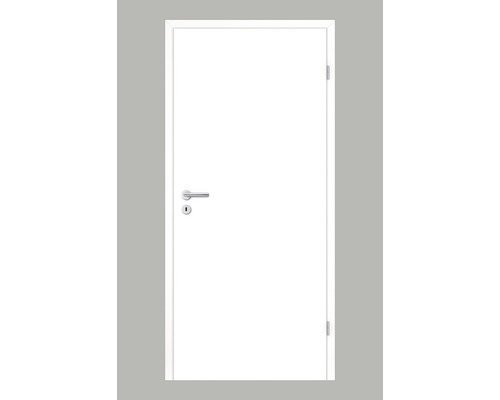 Pertura Zimmertür Yori CPL Design weiß (ähnlich RAL 9003) 98,5x198,5 cm Rechts Weiße Innentür mit Türgriff