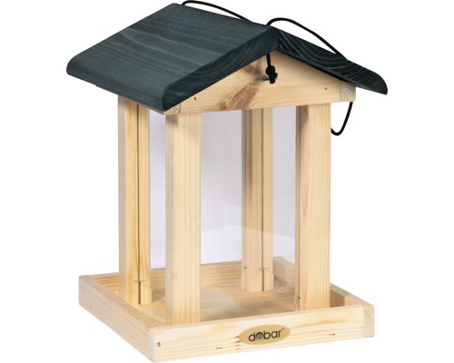 Vogelhaus aus Holz mit Dach