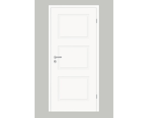 Pertura Zimmertür Mila 02 Weißlack (ähnlich RAL 9010) 98,5x198,5 cm Rechts