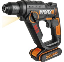 Worx Hammerforce Akku-Bohrhammer mit LED-Licht