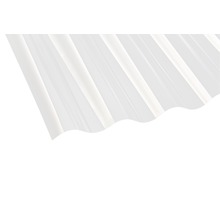 PVC Wellplatte Sinus 130/30 klar 1250 x 1000 x 1,1 mm-thumb-1