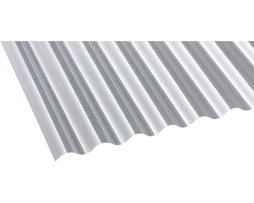 Gutta Acryl Wellplatte Sinus 76/18 C-Struktur klar schlagzäh 3500 x 1045 x 3 mm-0