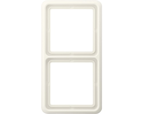 Jung CD 582 W Abdeckrahmen 2-fach weiß CD 500 Doppelrahmen für Schalter und Steckdosen