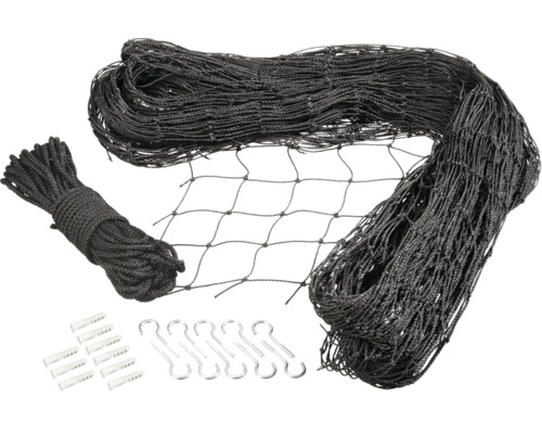 Katzenschutznetz KARLIE 3x4 m schwarz Katzenschutznetz KARLIE 3x4 m schwarz