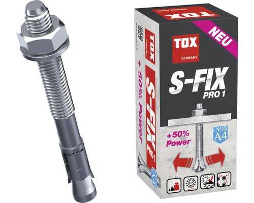 TOX S-Fix Pro 1 Schwerlastanker mit Verpackung
