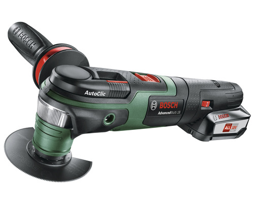Bosch AdvancedMulti 18 Akku-Multifunktionswerkzeug mit Zubehör