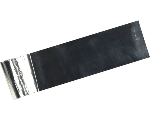 PICCANTE Dampfsperre Aluminium für Küchenarbeitsplatte silber 1000x75 mm Rolle schwarze Dachfolie