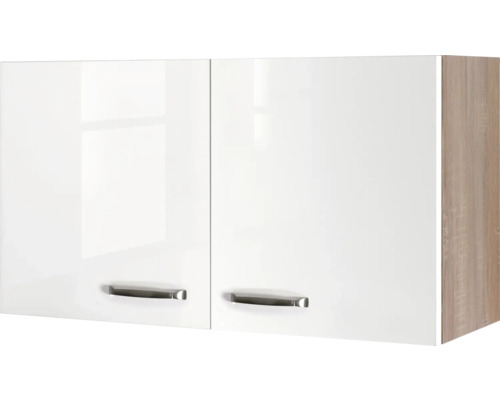 Hängeschrank Flex Well Valero Breite 100 cm weiß hochglanz