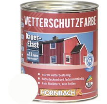 HORNBACH Holzfarbe Wetterschutzfarbe weiß 750ml-thumb-0