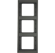Berker 13337006 Abdeckrahmen 3-fach senkrecht K1 anthrazit matt