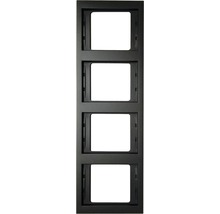 Berker 13437006 Abdeckrahmen 4-fach senkrecht K1 anthrazit matt