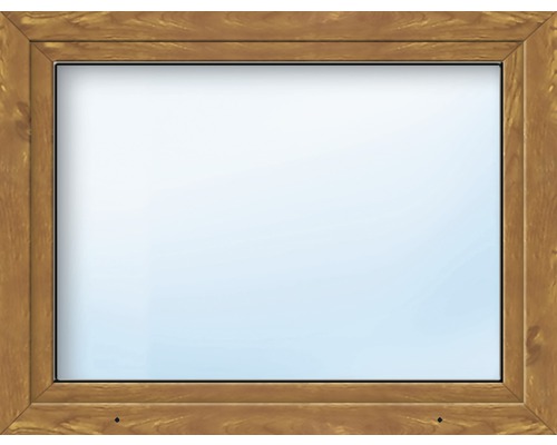 ARON Basic Kunststofffenster 1.flg. weiß/golden oak 1200x1100 mm DIN Links ARON Basic Kunststofffenster 1.flg. weiß/golden oak 1200x1100 mm DIN Links