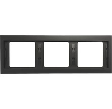 Berker 13737006 Abdeckrahmen 3-fach waagerecht K1 anthrazit matt
