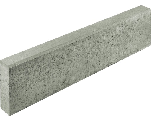 Beton Tiefbordstein grau einseitig gefast 100 x 10 x 25 cm