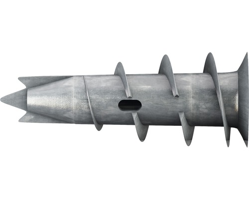 Gipskartondübel Spiral Plus 37-2 und Schraube Tox, 50 Stück Fassadendübel aus Metall im Detail