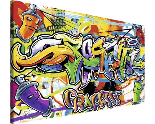 Leinwandbild Graffiti 75x100 cm