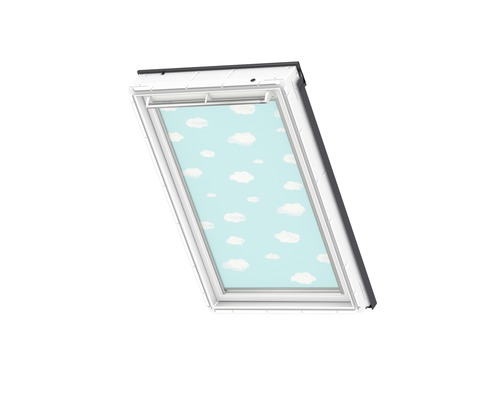 Dachfenster mit Wolkenmuster für Kinderzimmer