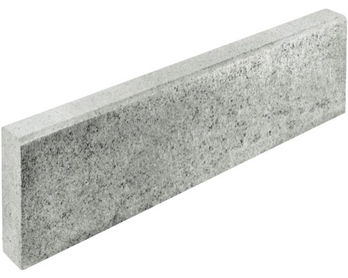 Beton Tiefbordstein grau einseitig gefast 100 x 8 x 40 cm