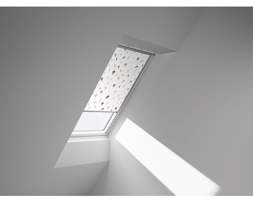 VELUX Verdunkelungsrollo Kids Drachen manuell Rahmen aluminium DKL F08 4667S